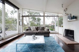 living room double glazed windows