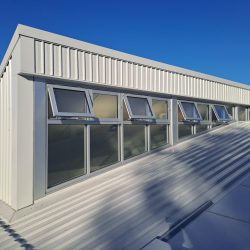 New awning windows controllable by electric winders